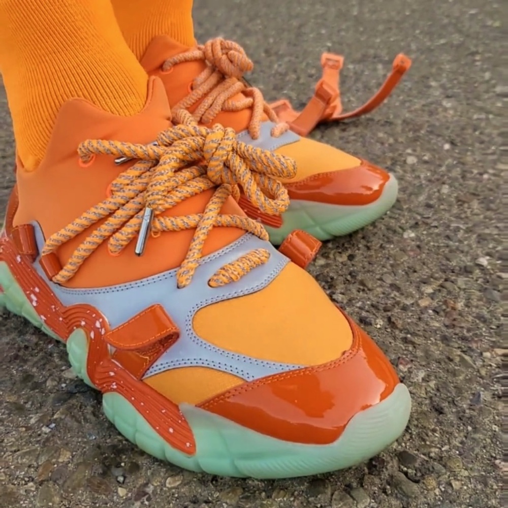 Wore them once ready to depart with them.